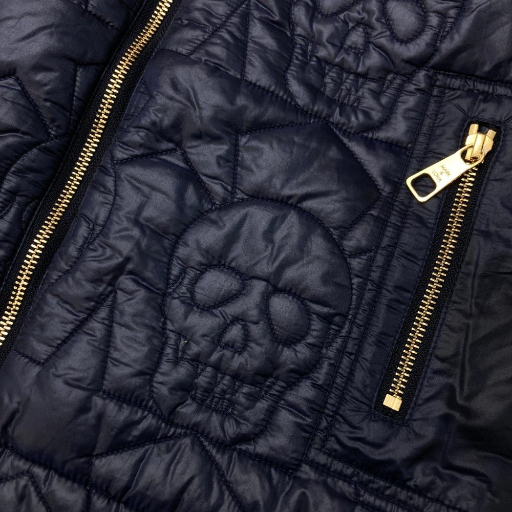 サイズ：M MARK&LONA マークアンドロナ 中綿スカート スカル柄