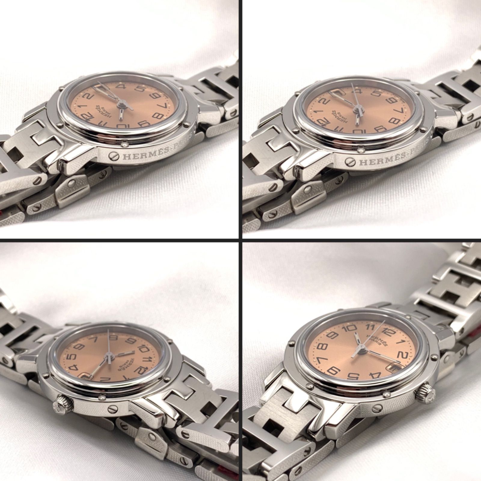 ☆OH / 研磨済☆ HERMES エルメス クリッパー デイト CL4.210 ☆OH / 研磨済☆ HERMES エルメス クリッパー デイト CL4.210