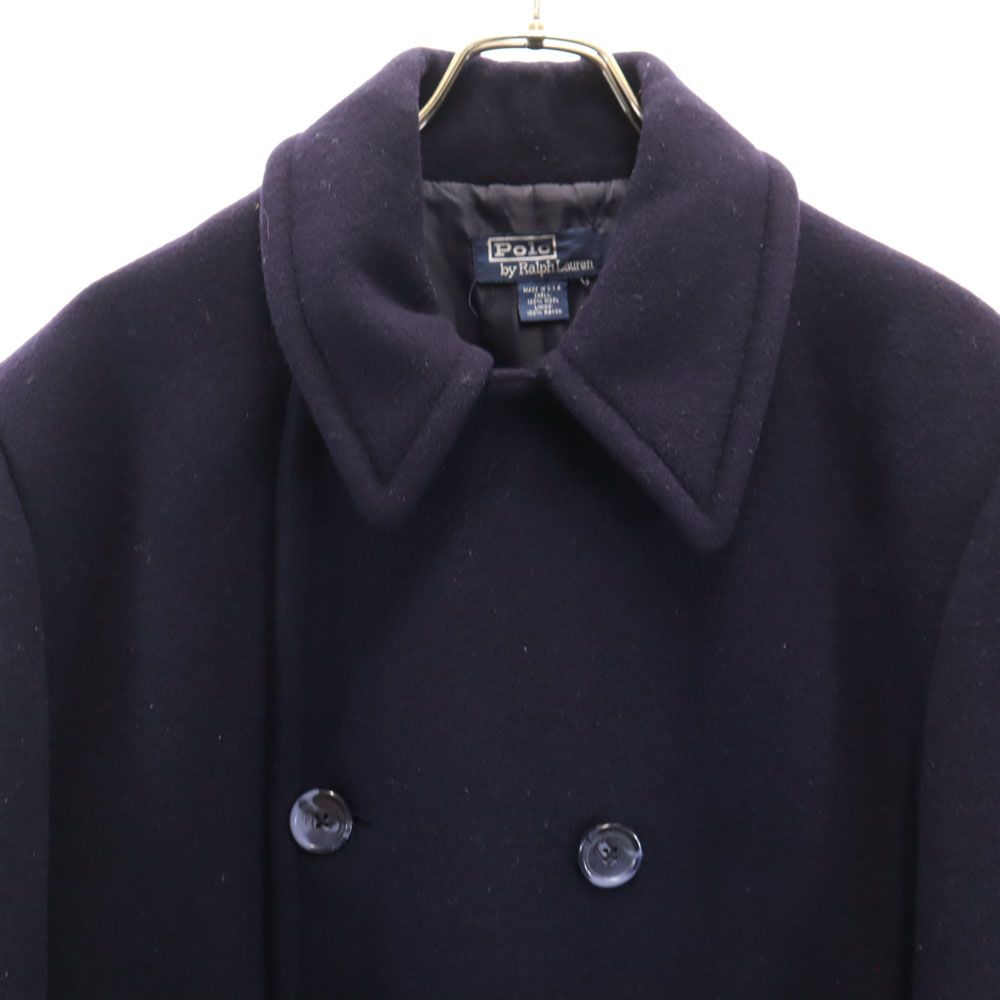 80~90s Polo Ralph Lauren ネイビー　ピーコート ポロバイラルフローレン 80s 90s USA製 ウール オールド
