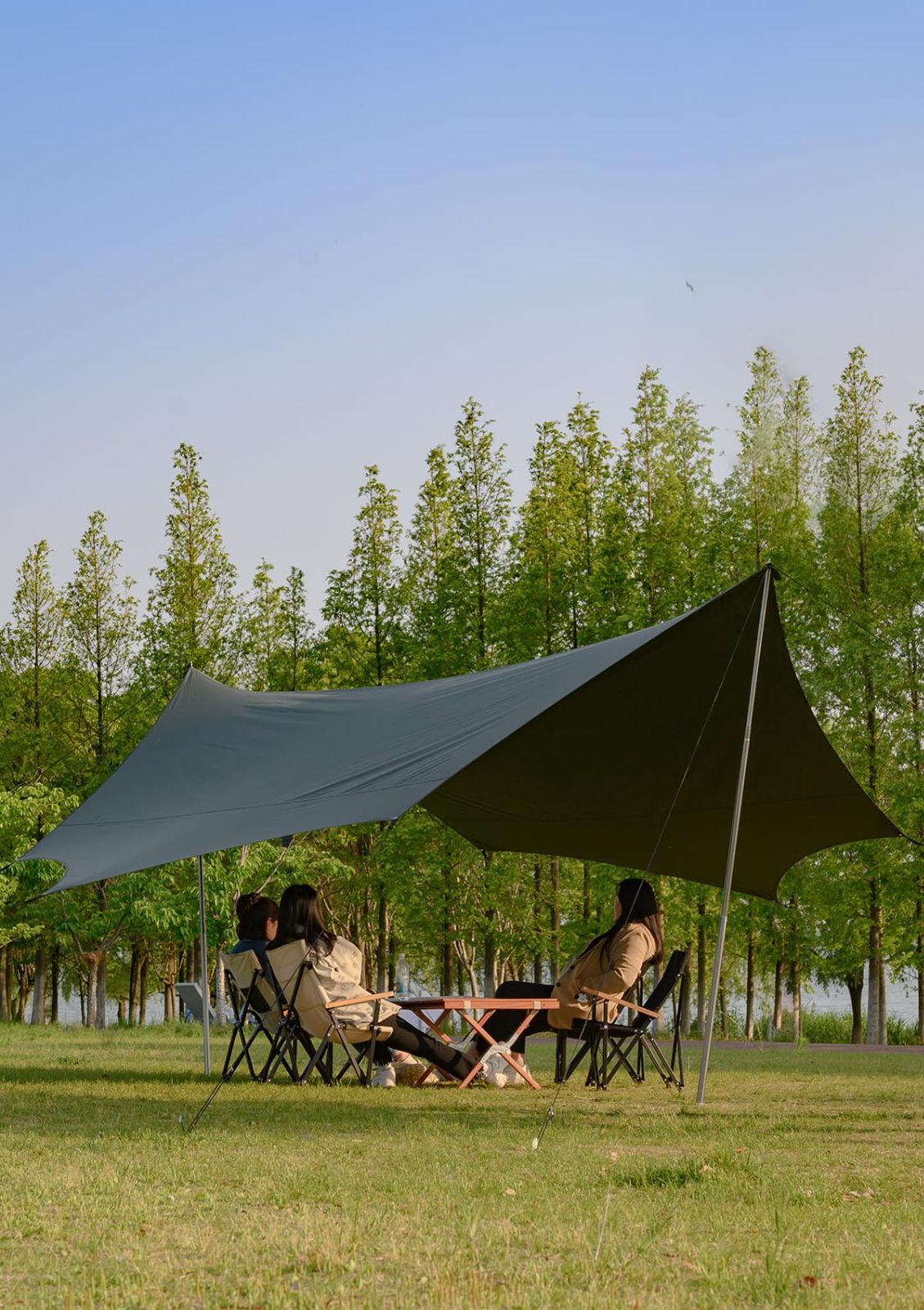 TOMOUNT タープ tc 八角形 ポリコットン タープ 5m 焚き火可