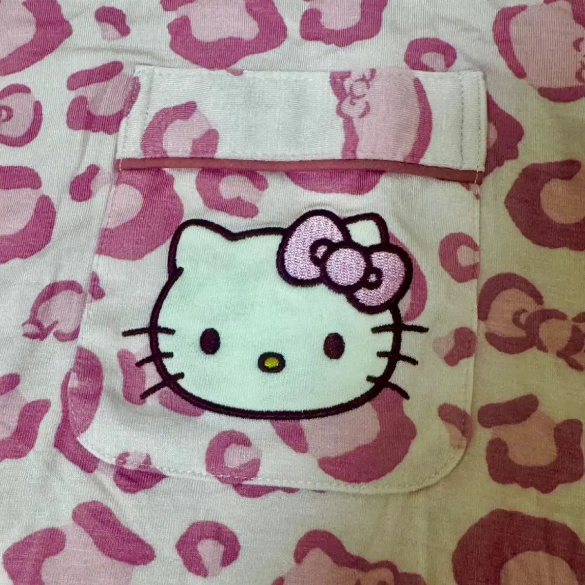 パジャマセット Sanrio ハローキティ ピンク レオパード ヒョウ柄