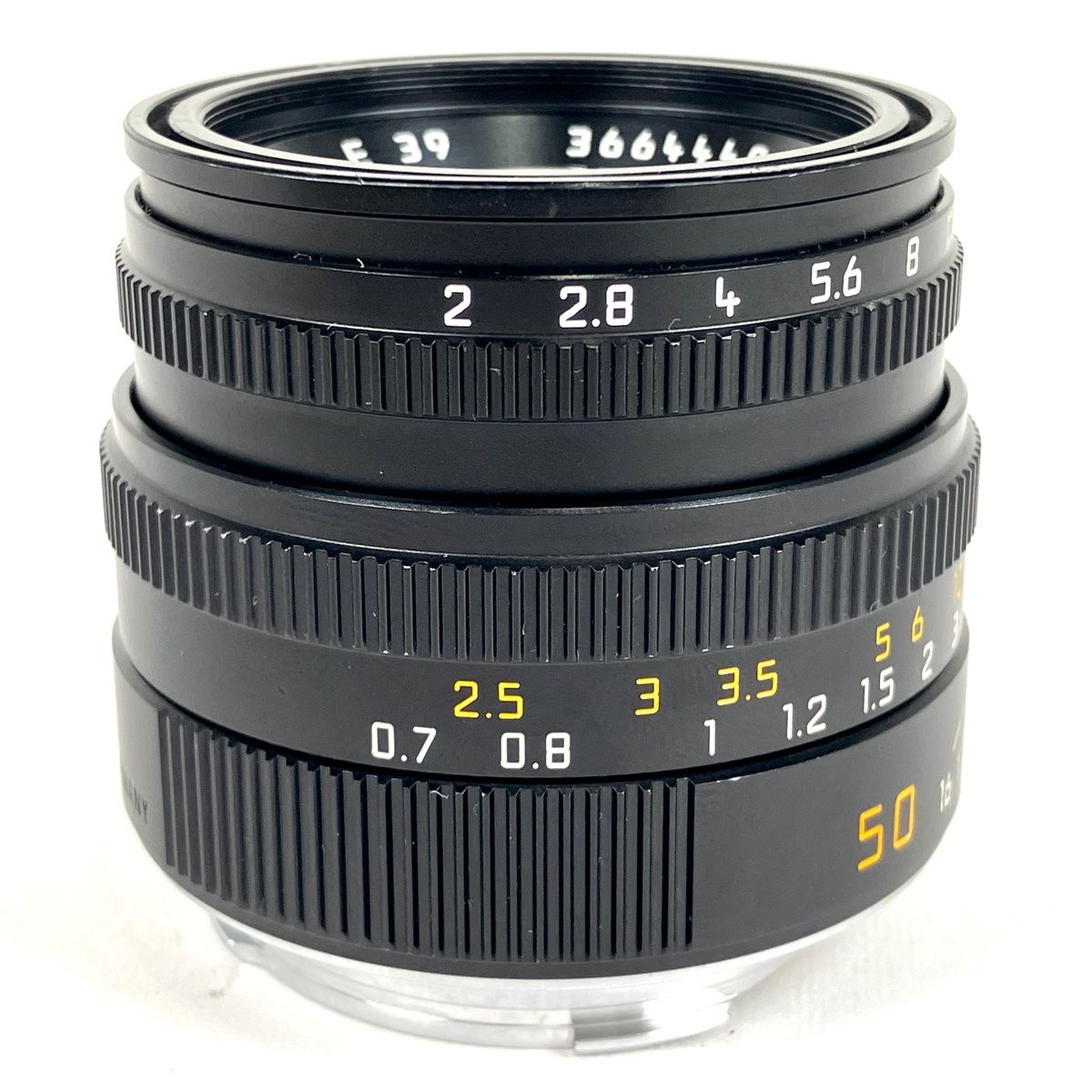 ライカレンズLeica Summicron M 50mm f/2 4th E39 ライカ LEICA SUMMICRON-M 50mm F2 ズミクロン 第4世代 E39 Mマウント