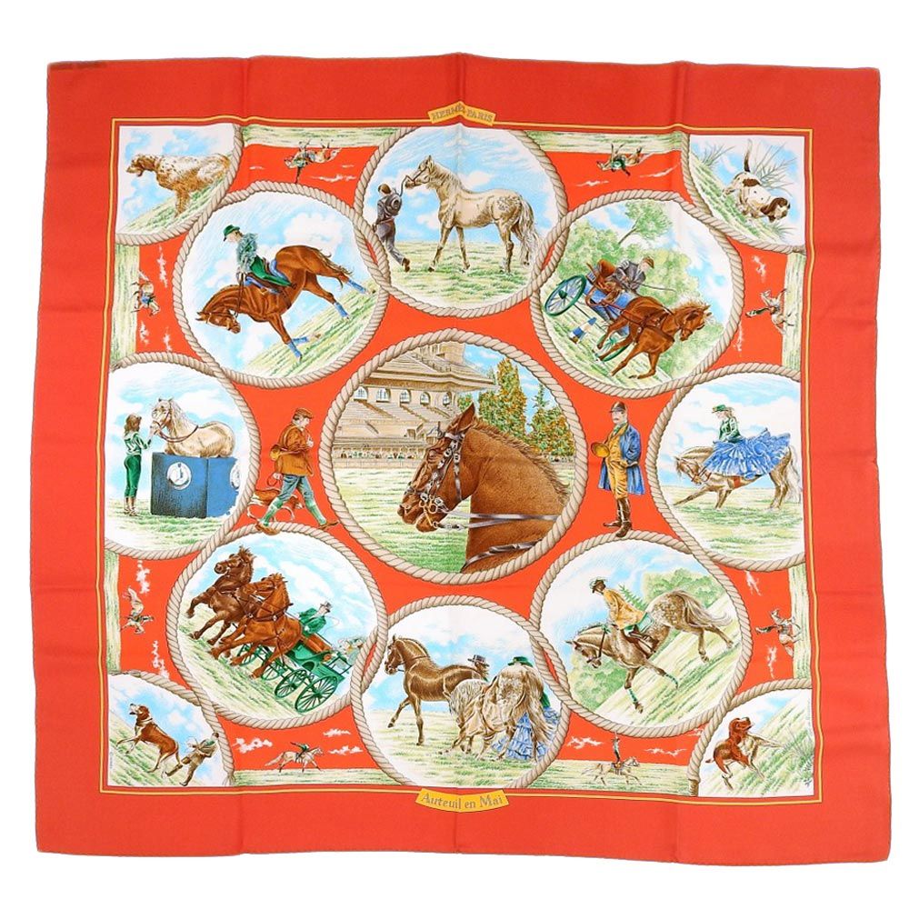 箱付超美品 エルメス HERMES 90年代 ヴィンテージ Auteuil en Mai