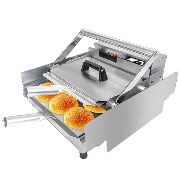 人気推薦◆110v業務用電気トースター サンドイッチトースター ハンバーグ製造機 二層焼きハンバーグトースター 非磁性ステンレス 温度