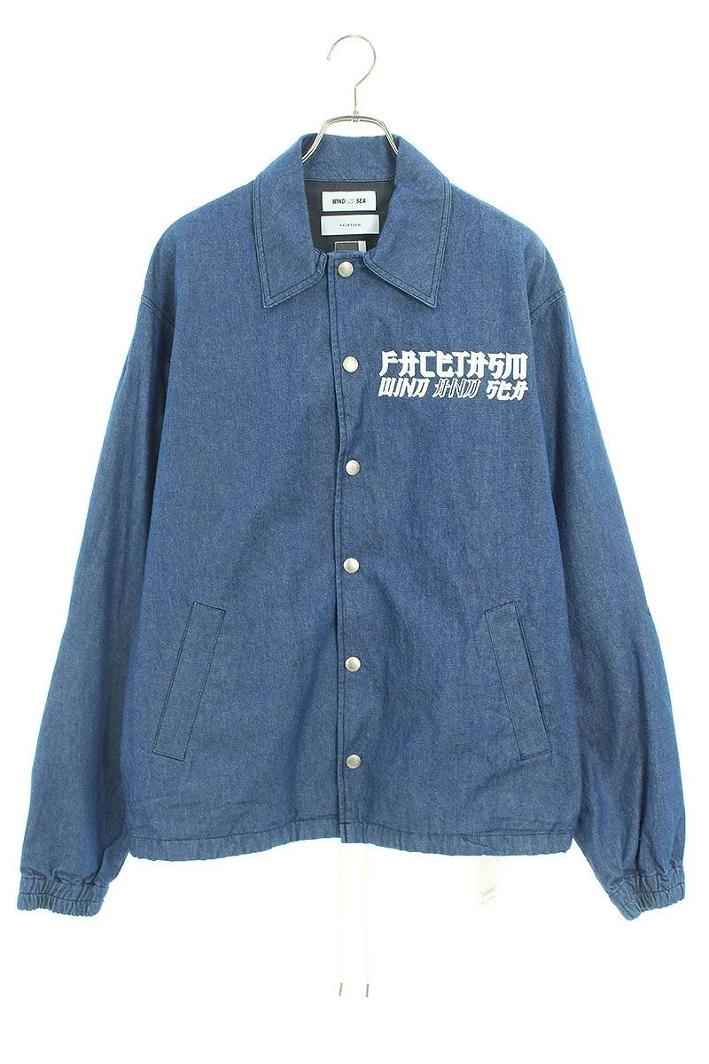 ウィンダンシー ×ファセッタズム FACETASM RIB DENIM COACH JACKET WDS