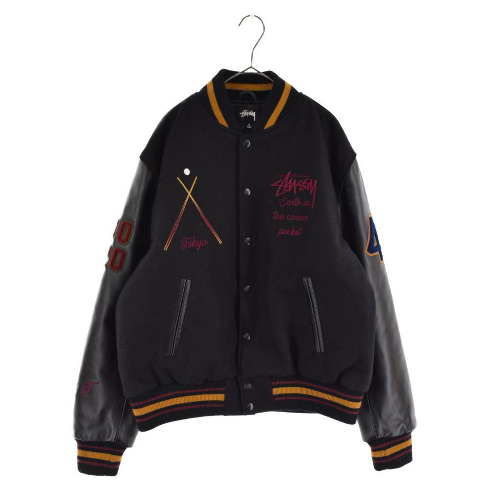 stussy 40th varsity jacket