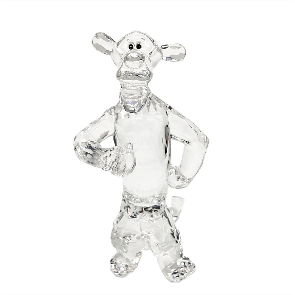 スワロフスキー SWAROVSKI ティガー オブジェ 置物 クリア くまのプー