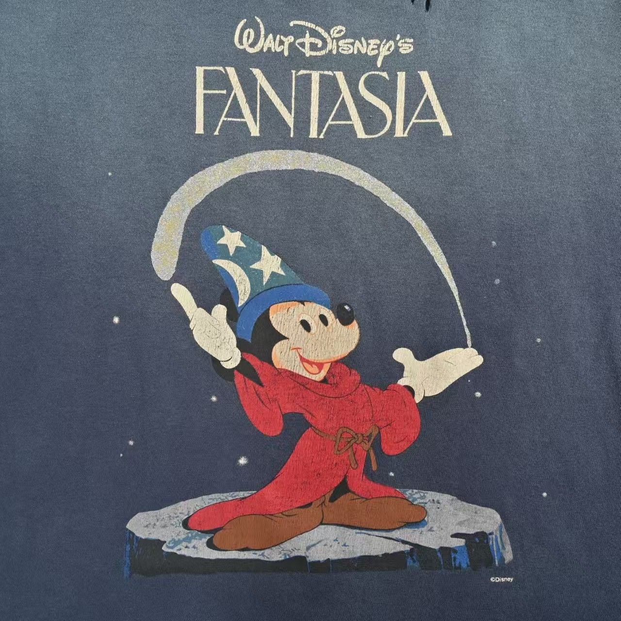 【注目のコラボ☆彡】Saint Mxxxxxx Disney FANTASIA Tシャツ SAINT Mxxxxxx x Disney Fantasia DNF SS Tee Navy XL Vintage