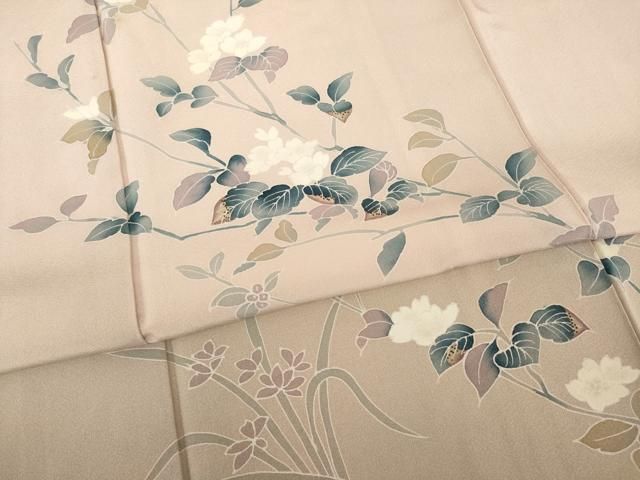 平和屋着物○訪問着 友禅 枝花文 正絹 逸品 AABA7976ck - メルカリ