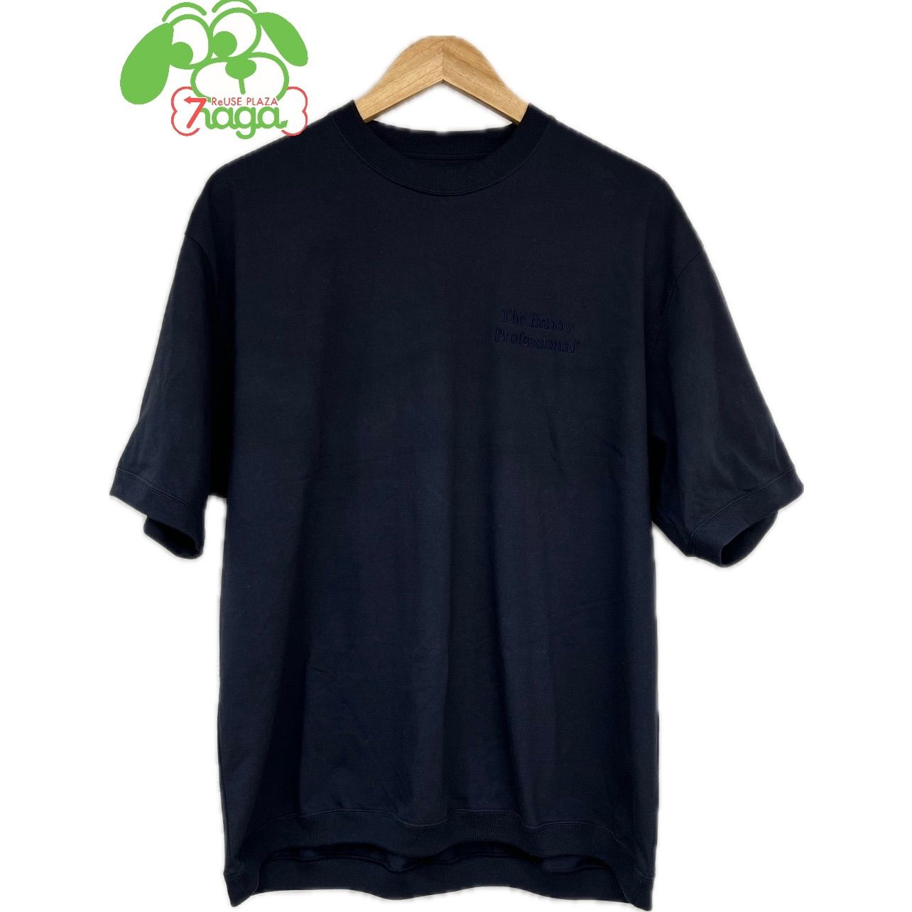 THE ENNOY PROFESSIONAL 23SS Short sleeve hem rib tee navy エンノイ 半袖Tシャツ 刺繡  クルーネック ヘムリブ Tシャツ ザ エンノイ プロフェッショナル ネイビー SS23BRENCT08NTL - メルカリ