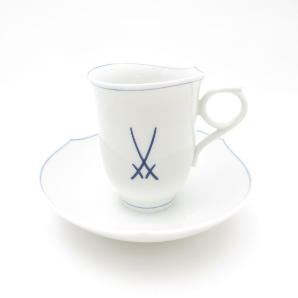 美品 MEISSEN マイセン 300周年 双剣マーク アクアティンタ