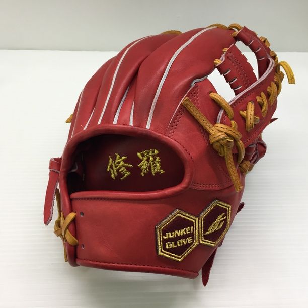 中古品 ジュンケイグラブ JUNKEI-GLOVE 硬式 内野手用グローブ JG