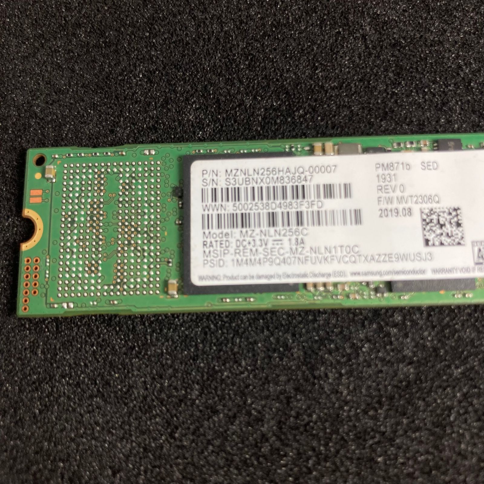 中古Samsung MZNLN256HAJQ 256GB SSD 4点セット 中古Samsung MZNLN256HAJQ 256GB SSD 4点セット Amazon | MZ