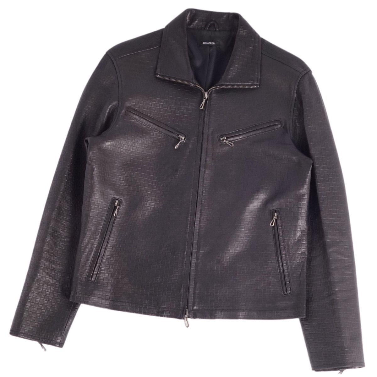 極美品 シャッフェン SCHAFFEN ジャケット レザージャケット 