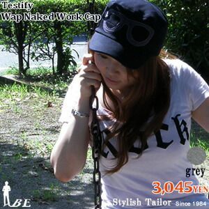 Testify Wap Naked Work Cap/ネイキッド ワークキャップ グレー 男女兼用帽子 - メルカリ