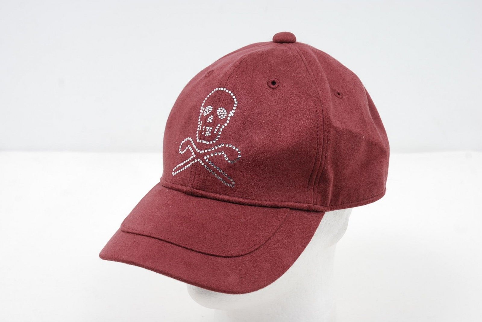 マークアンドロナ MARK-LONA キャップ フリー ワインレッド系 ボンボンファー付き フェイクスエード LLC-HASEGAWATOSO_COM