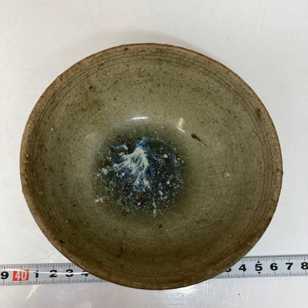 中国明時代　七官青磁　茶碗　人形手　トヒコ　東さ6-0129① 中国明時代 七官青磁 茶碗 人形手 トヒコ 東さ6-0129① - メルカリ