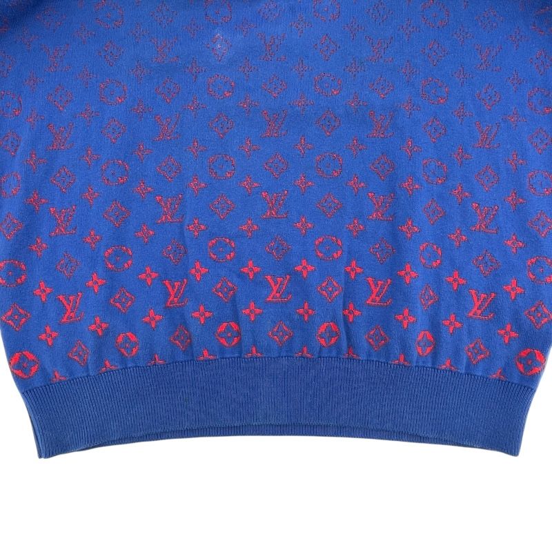 専用LOUIS VUITTONニットXL グラディエントモノグラムニットセーター LOUIS VUITTON】ルイヴィトン『モノグラム グラディエント 長袖