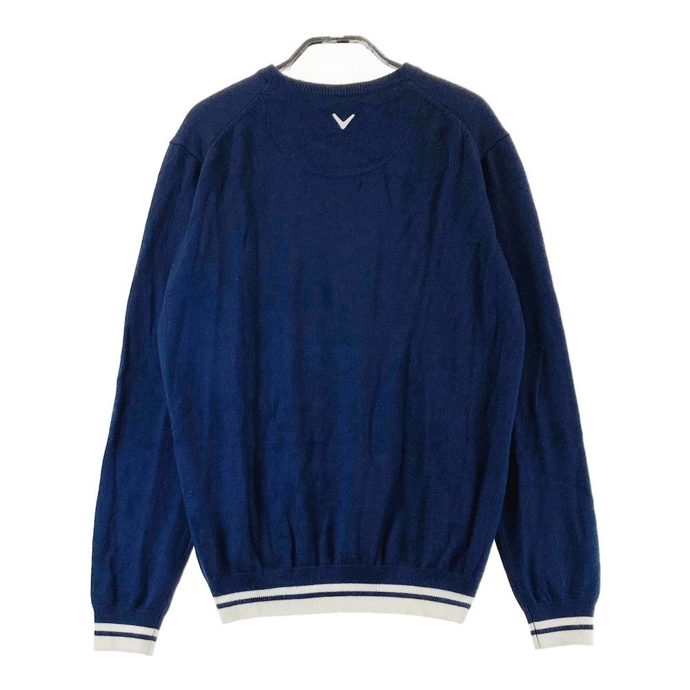 サイズ：L CALLAWAY キャロウェイ ニットセーター ネイビー系