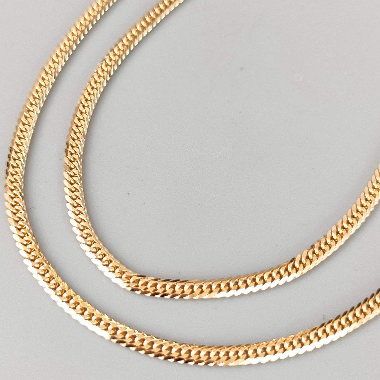 18金　ネックレス　喜平　造幣局 喜平 ネックレス K18 トリプル 8面 100g 60cm 造幣局検定マーク(ホール