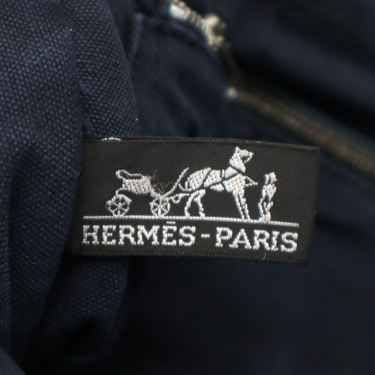 HERMES エルメス フランス製 フールトゥPM キャンバス トートバッグ