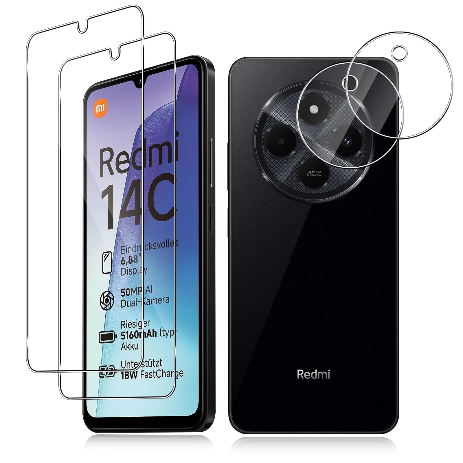 Xiaomi Redmi 14C 用 保護フィルム | ミヤビックス | 【保護
