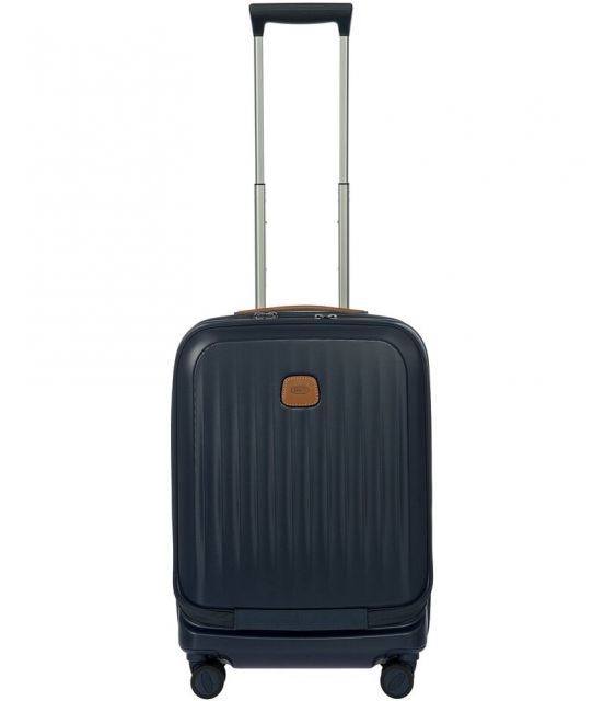 【送料無料】 ブリックス レディース スーツケース バッグ Taormina 21 Expandable Spinner with Pocket Carry-on Suitcase Blue