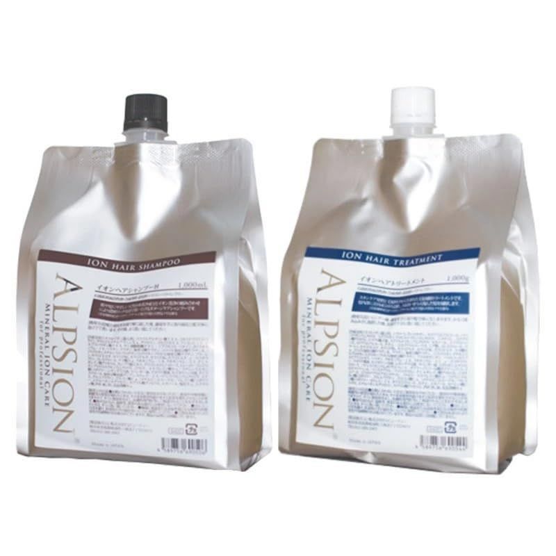 新着商品 アルピジョン イオンヘアシャンプー H 1000ml とイオントリートメント 1000g のレフィルのセット