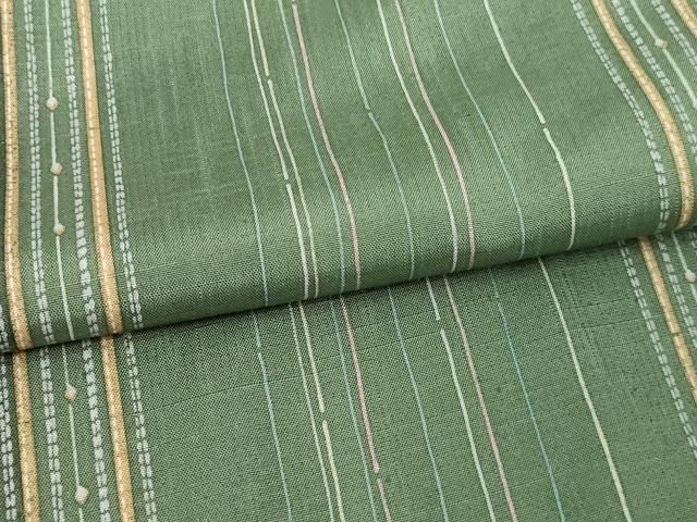 平和屋着物○上質な紬 間道 正絹 逸品 DAAV3211du