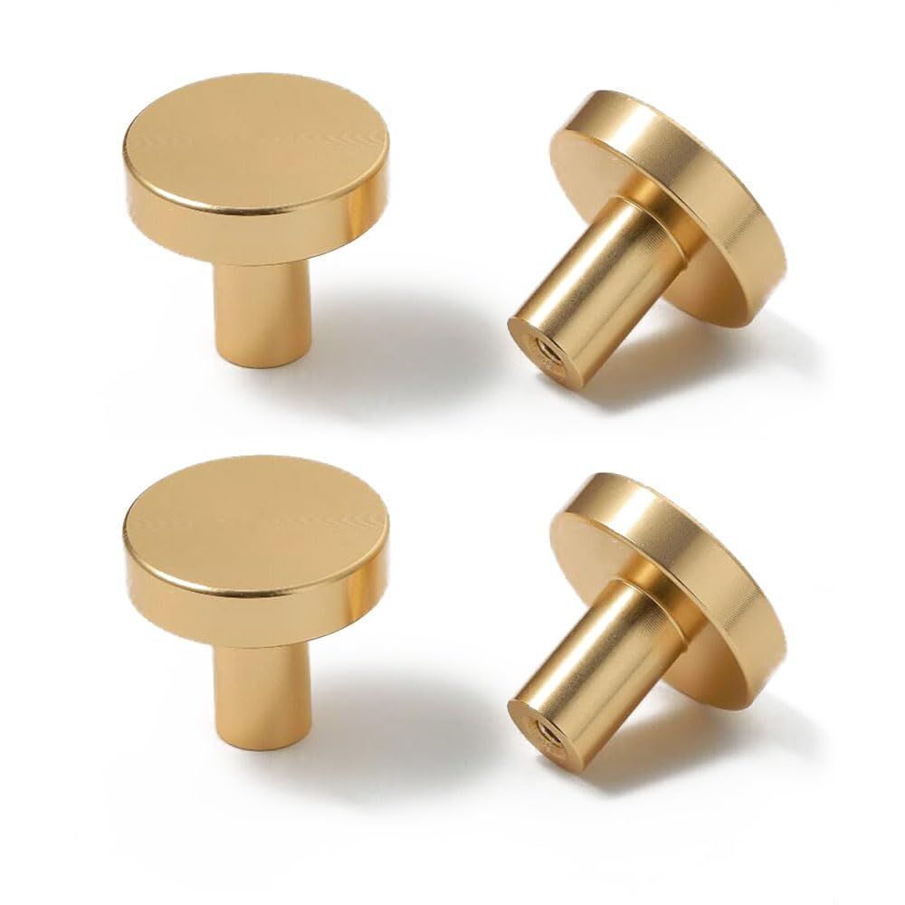 ワードローブ キッチン 引き出し つや消しアルミニウム キャビネット ハンドル つや消しニッケル 家具のハンドル スクエア T バー つや消しロングワードローブ ドアハンドル アルミニウム合金 キッチンキャビネットノブとハンドル 引き出し引き金具 2個(ゴールドつや