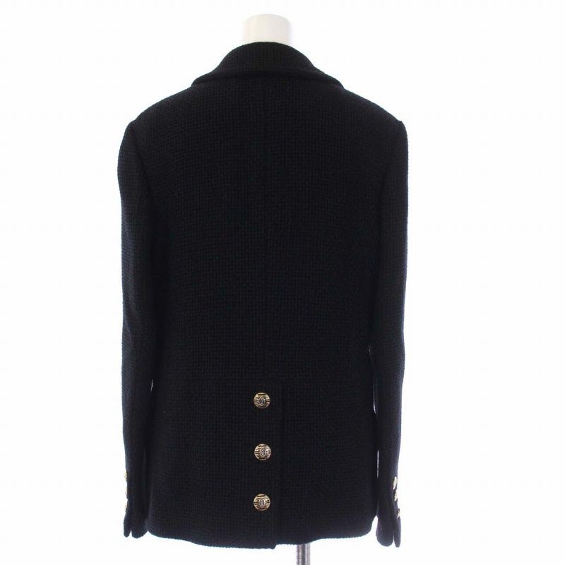 シャネル CHANEL 21P ツイード ダブル テーラードジャケット