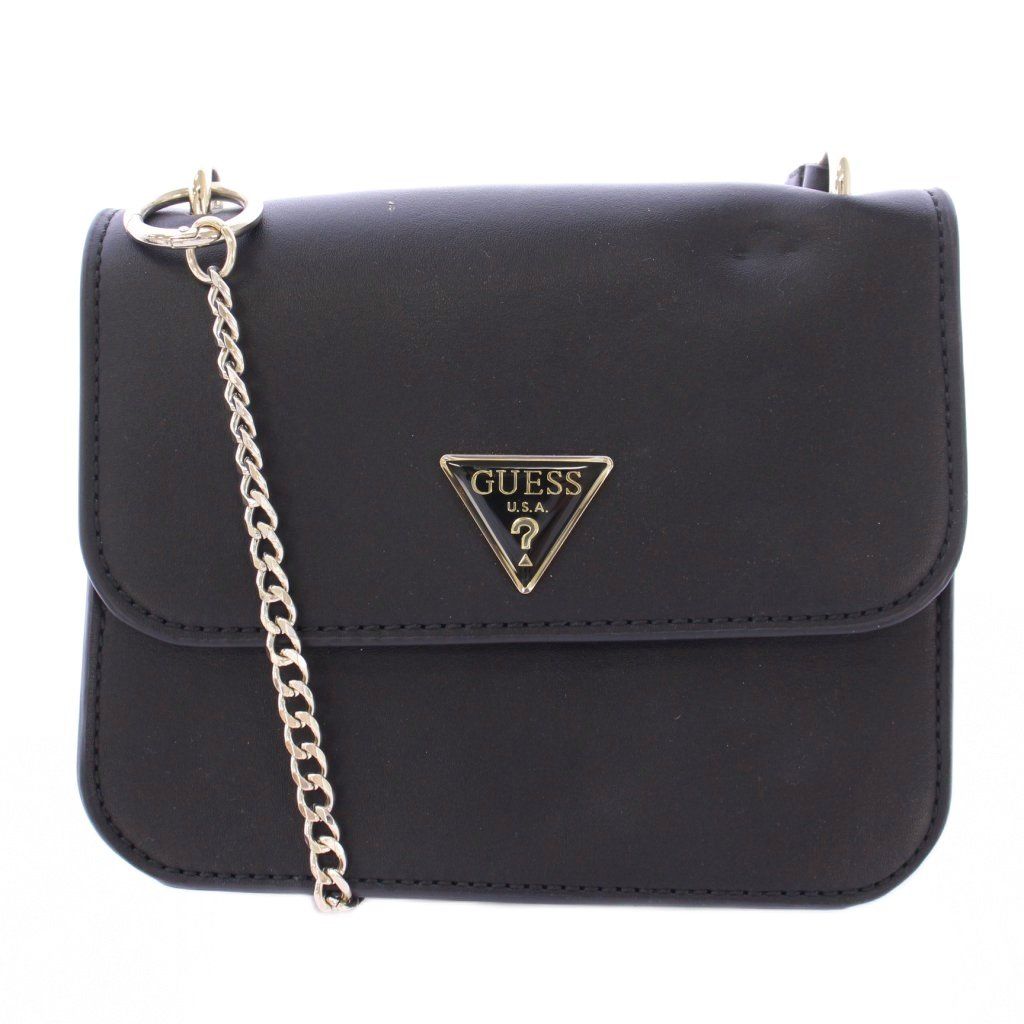 ゲス GUESS ショルダーバッグ フェイクレザー チェーン ロゴ