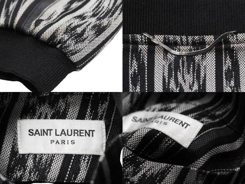 SAINT LAURENT サンローラン ブルゾン リバーシブル マルチカラー