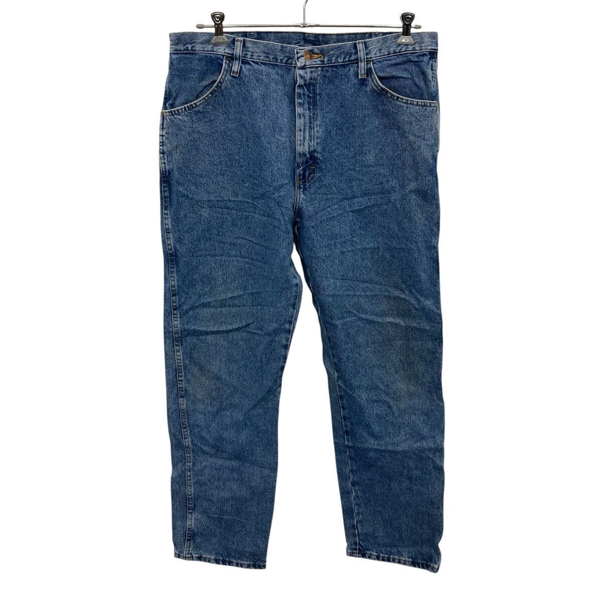 RUSTLER デニムパンツ W38 ブルー ラスラー ジップアップ メキシコ製 