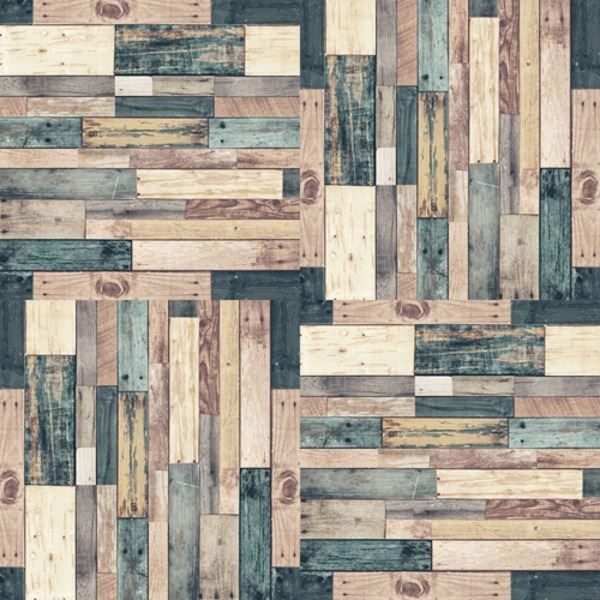 premium ウォールデコシート壁紙シートW-WA323グリーンミックスウッド