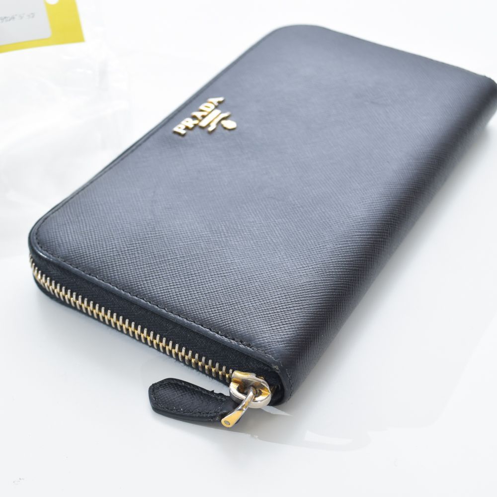 中古USED PRADA 財布 長財布 サフィアーノ ブラック 252601392 中古USED PRADA 財布 長財布 サフィアーノ ブラック 252601392
