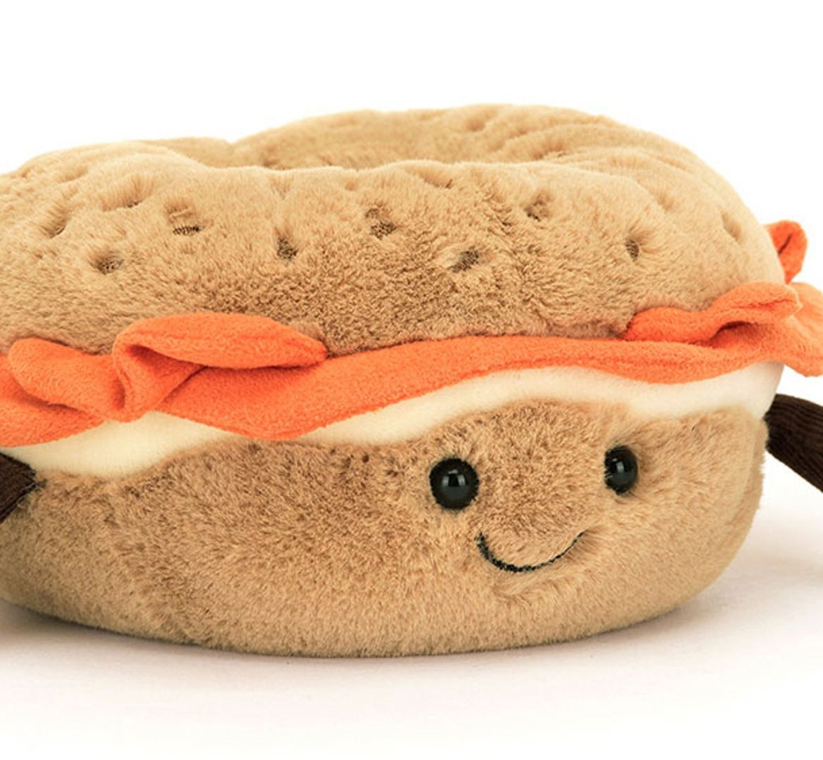ジェリーキャット　ベーグル Bagel 食べ物　 　ぬいぐるみ Jellycat ジェリーキャット Amuseble Bagel ベーグル パン を