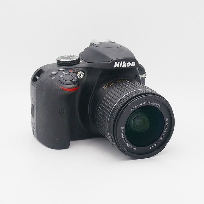 Nikon - 【中古】(ニコン) Nikon D3400 18-55VR レンズキツト ブラツク 中古】(ニコン) Nikon D3400 18-55VR レンズキツト ブラツク