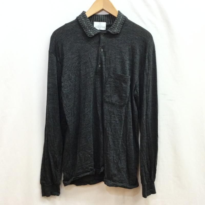 GIVENCHY ジバンシィ ポロシャツ 長袖 ウール 100％ イタリア製 D 