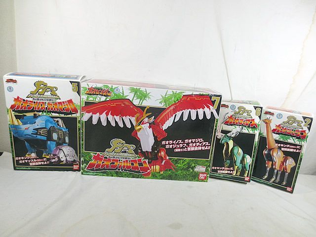 BANDAI - 品　バンダイ 百獣戦隊ガオレンジャー ガオファルコン　ガオディアス　 ガオジェラフ ガオライノス ガオイカロス 　セット 美品 バンダイ 百獣戦隊ガオレンジャー ガオファルコン