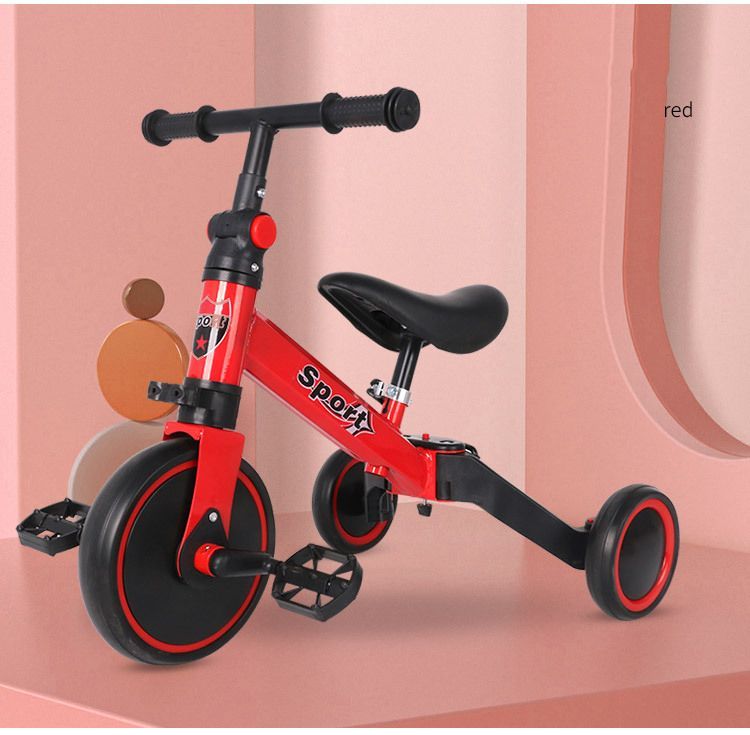 3way三輪車 ☆美品 三輪車 折りたたみ 3WAY キッズバイク 乗用玩具 1歳から乗れる