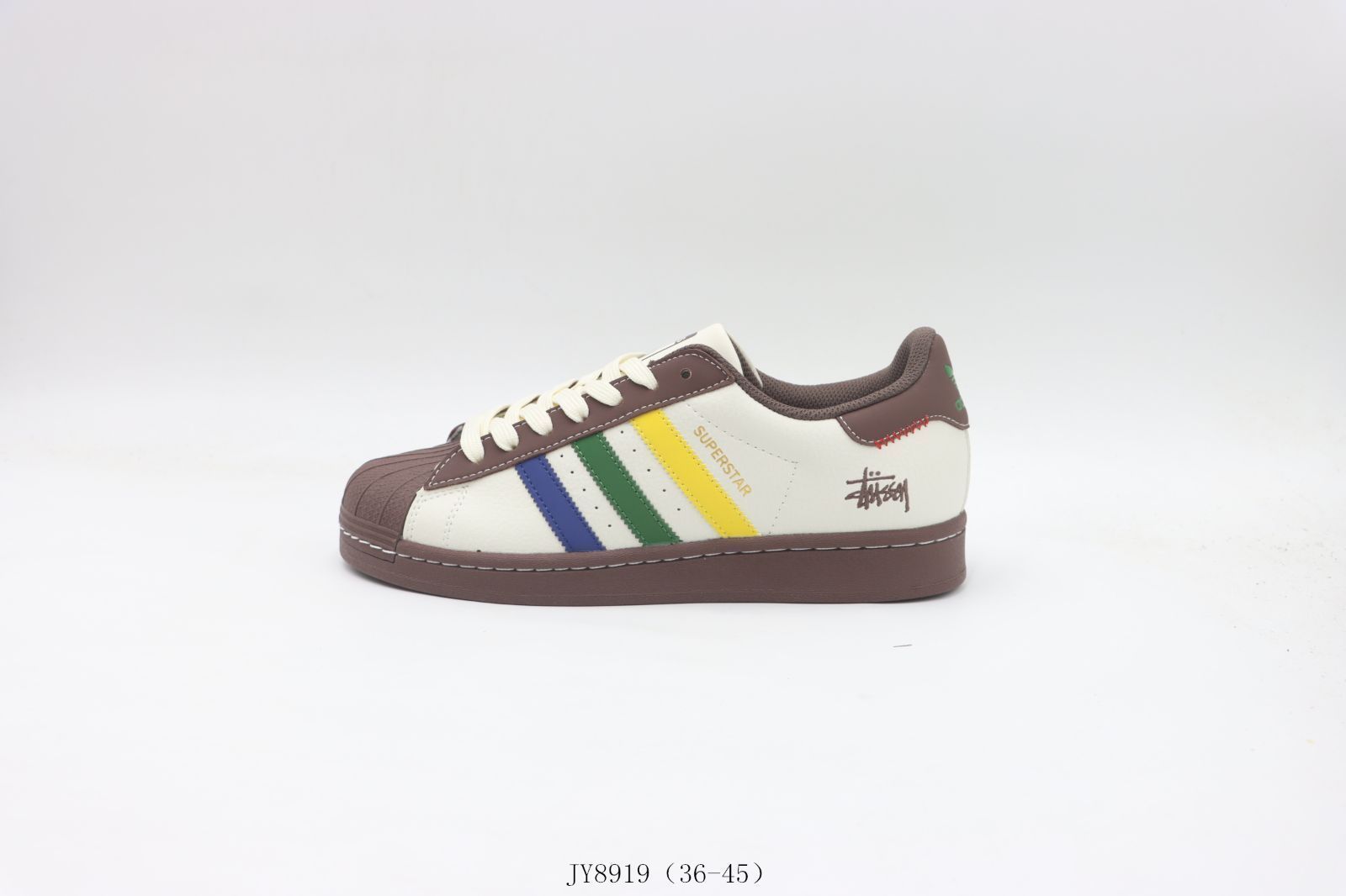 今日 Adidas | アディダス ホワイト ブラウン ブルー イエロー JY8919-MM輸入
