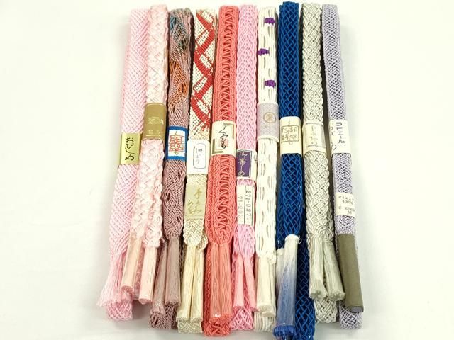 平和屋本店 夏物 和装小物 帯締め10本セット CXAA0395s5
