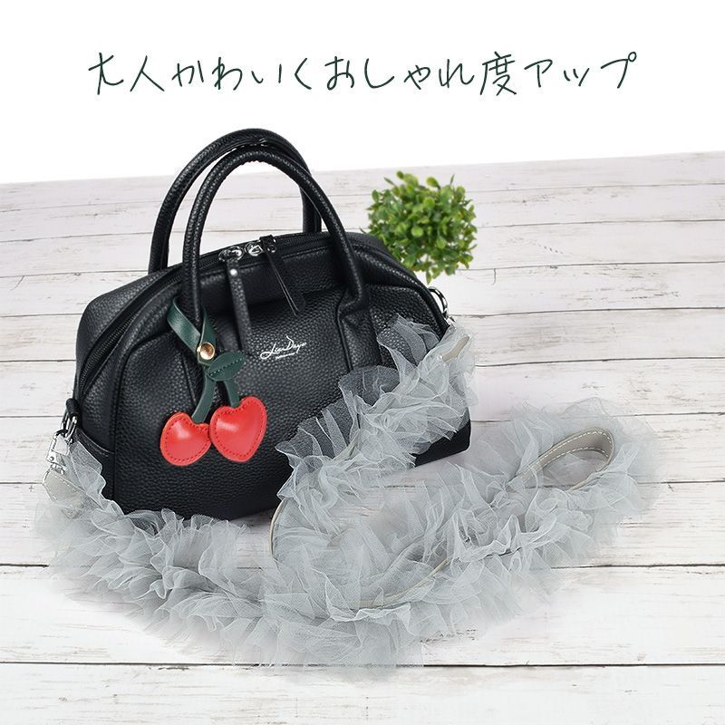 バッグチャーム さくらんぼ 大人 かわいい キーホルダー
