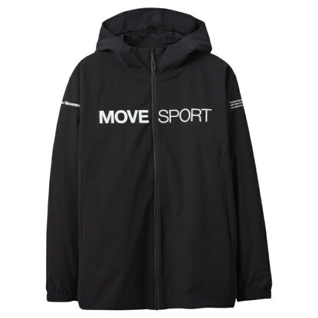 DESCENTE デサント AIRY TRANSFER ライトリップ フルジップフーディー ブラック XCサイズ DMMVJF11 BK | スポーツ スポーツウェア ウエア 服 衣類 機能性 アウター 長袖 ロングスリーブ 素材 リブ仕様 ス