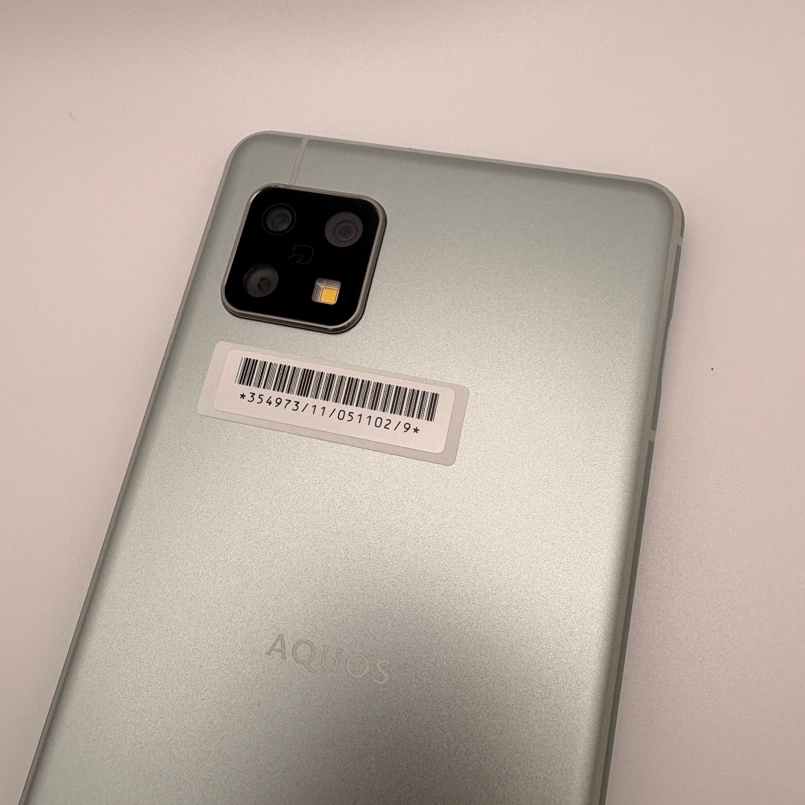 スマートフォン・携帯電話 AQUOS sense5G A004SH SoftBank Olive Silver