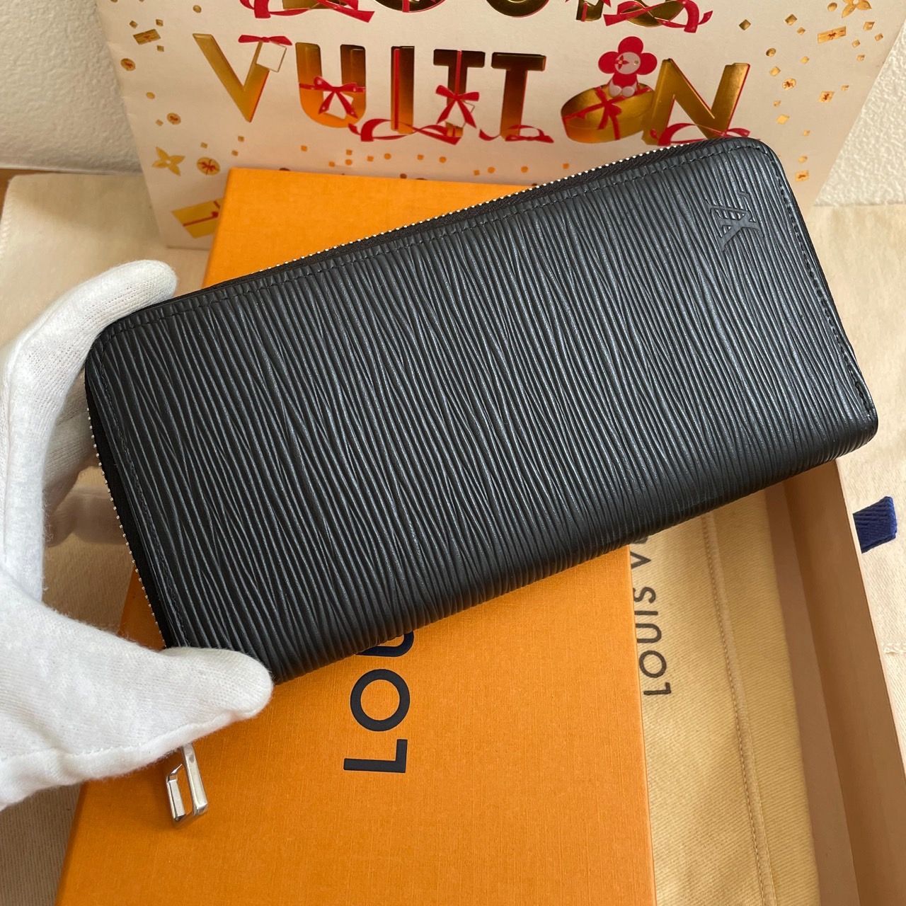 1円 LOUIS VUITTON ルイヴィトン M60072 エピ ジッピーウォレット 長