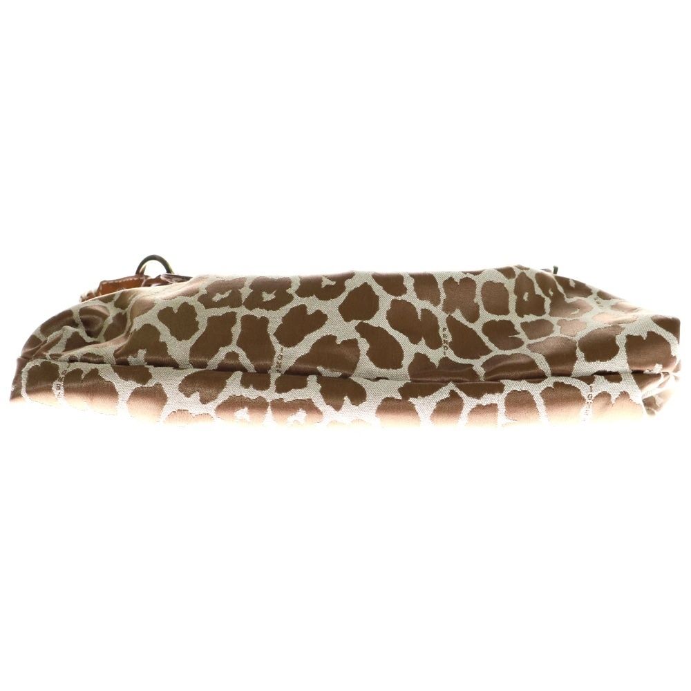 FENDI レオパード ハンドバッグ　8BR445 FENDI (フェンディ) ワンショルダーバッグ ブラウン ヒョウ柄