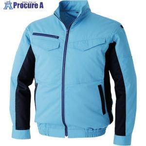 2営業日で発送 空調服 空調服 R下 長袖ブルゾン ウエアのみ オフブルー 4L KU92401N40S6 2336
