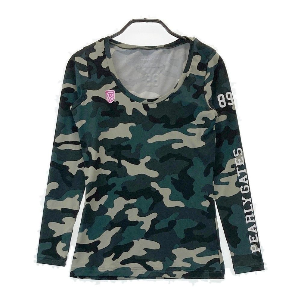 パーリーゲイツ カモフラ 長袖シャツ サイズ0 サイズ：0 PEARLY